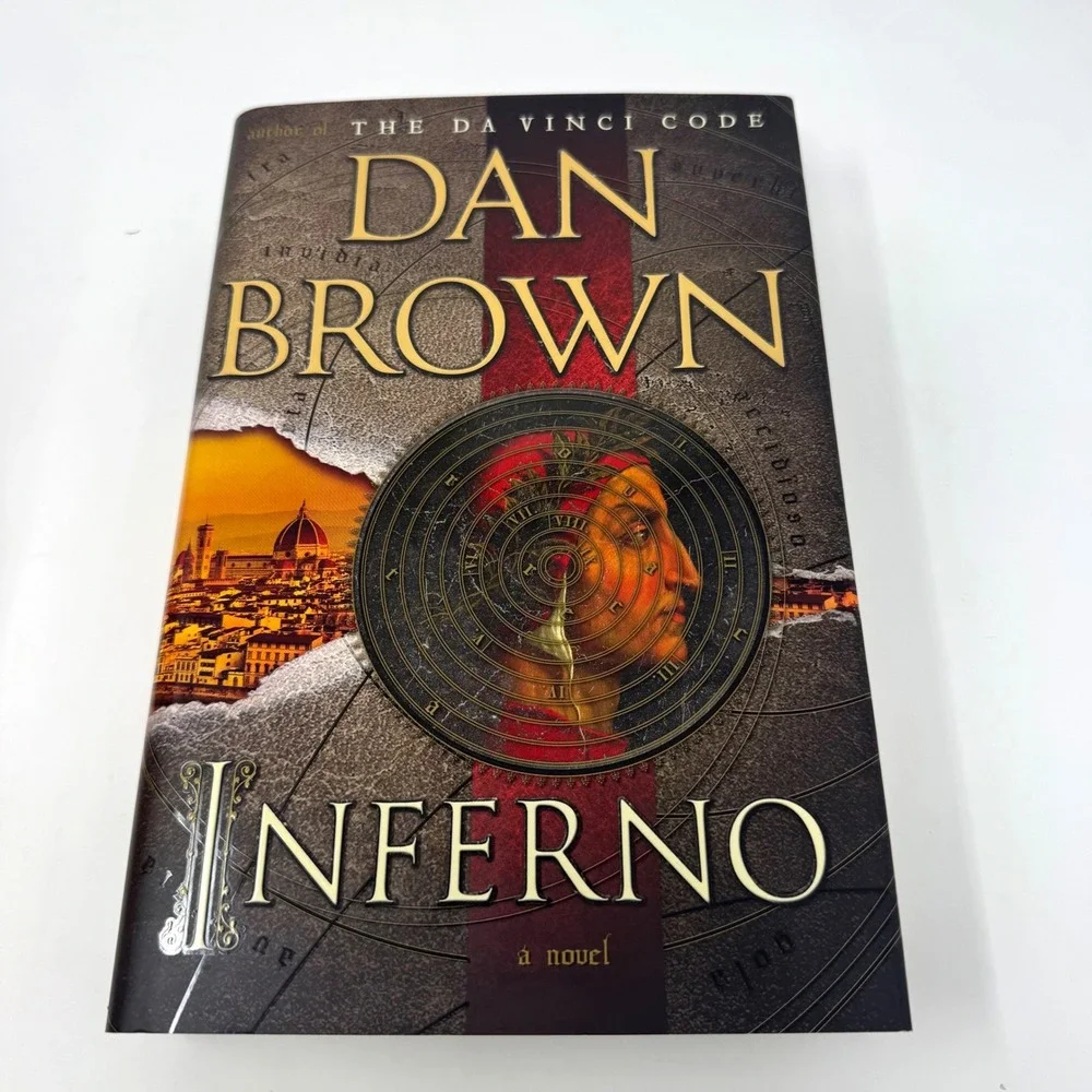 Dan Brown Robert Langdon Hardcover Book Lot Da Vinci Code Angels Demons Inferno